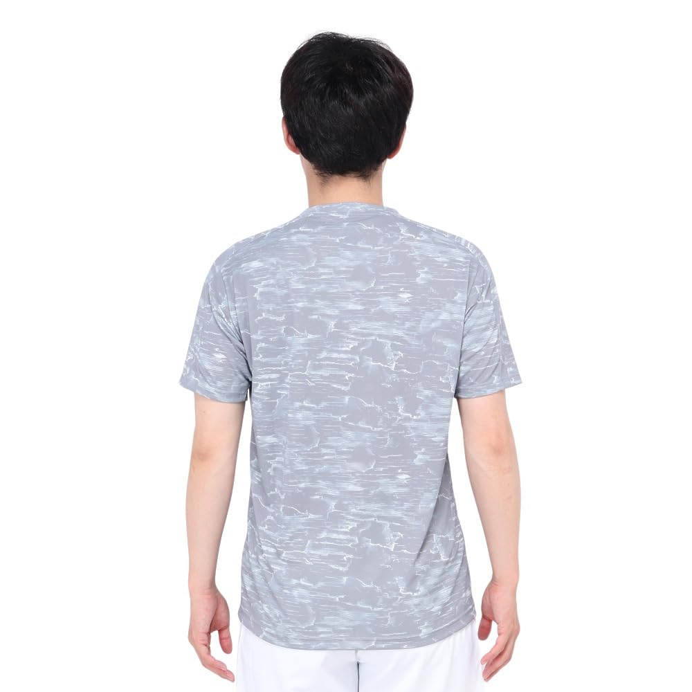 Рубашка с коротким рукавом Game Shirt серая L [YONEX] (Подходящий стиль) (010)