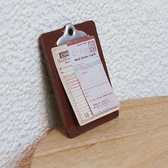 Миниатюрная доска меню Мини-планшет с карточкой меню Аксессуар для куклы для кукольного особняка 1/6 1/12 Сцена кафе-ресторана