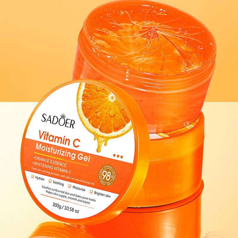 Гель алоэ вера SADOER Гель алоэ вера с витамином С 300 г увлажняющий