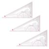 3pcs Flexible Garment Ruler Precise Measurement Scale Multifunctional Ruler  Pattern Making