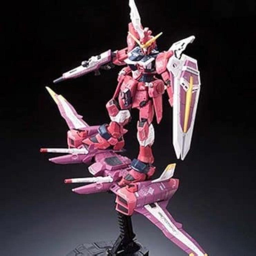 Пластиковая модель BANDAI SPIRITS RG Mobile Suit Gundam SEED Justice Gundam в масштабе 1/144 с цветовой кодировкой