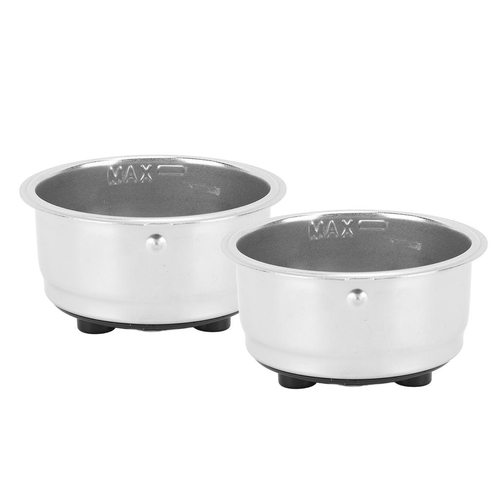 Портафильтр, 51 мм, 2 чашки, корзина для фильтра из нержавеющей стали, корзина для кофейного фильтра для Delonghi Coffee Machi