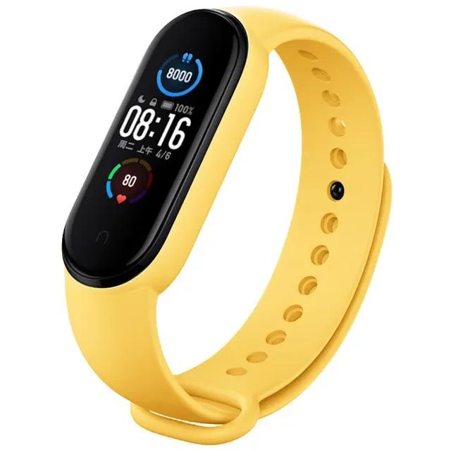 Новый силиконовый ремешок для Xiaomi Mi Band 4 5 6 7, браслет, спортивные часы, браслет Miband4 miband7, Correa Mi band 3 4 5 6 7