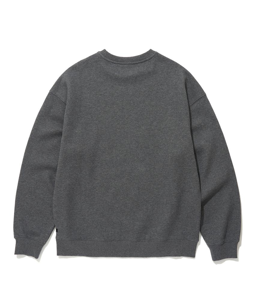 KULTE K Heart Logo Crewneck_C.M.Grey