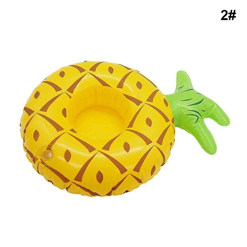 2x Фруктовый надувной держатель для воды, держатель для стакана, подставка, станция, игрушка для бассейна и ванны