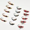 Fly Fishing Bait-3Box Bundle(Total 9Pcs Flies)Fly Fishing Artificial Wet Flies Nymphs Bait for Trout Artificial Fishing Lures
