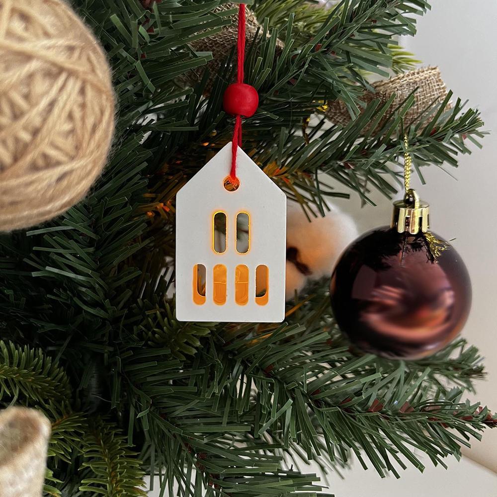 1 Set Houses Casting Silicone Candle Moulds For Christmas