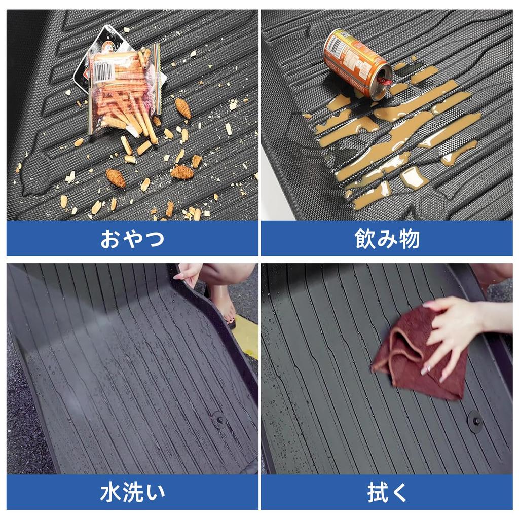 LUCKEASY Trunk Floor Mat for Toyota Crown Estate Crown Estate RS Cargo Floor Interior Specific Design (2nd Generation, AZSH3#W) (Model Z,