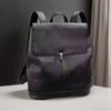 Кожаный рюкзак, женский модный рюкзак с замком против кражи, школьная сумка, черный мягкий рюкзак из воловьей кожи для путешествий