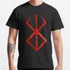 Plus Size S-3XL RED Sacrifice Printed T-shirt Men's Tops Fashion Clothes Tees