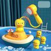 Игровой набор для купания с водяным колесом и фигуркой утенка для малышей