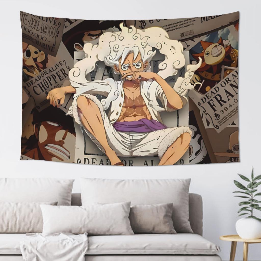 Аниме One Piece Cutecore Гобелен Декор комнаты Домашний декор Аксессуары для декора стен Милый декор комнаты