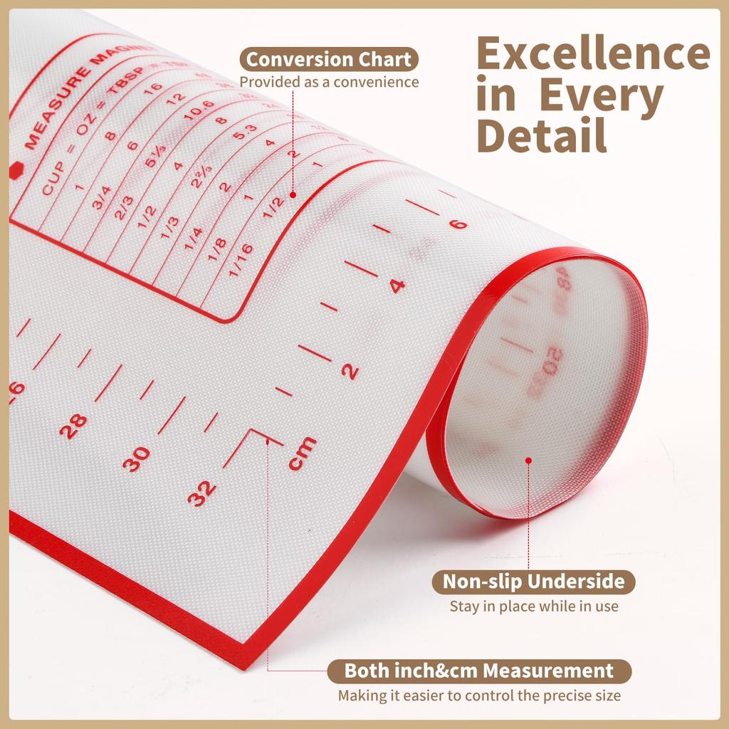 Большой размер 80/70/60 см, силиконовый коврик для выпечки, роликовый коврик для замеса, кондитерские инструменты, блины, тесто для пиццы, антипригарный силиконовый коврик для кухни