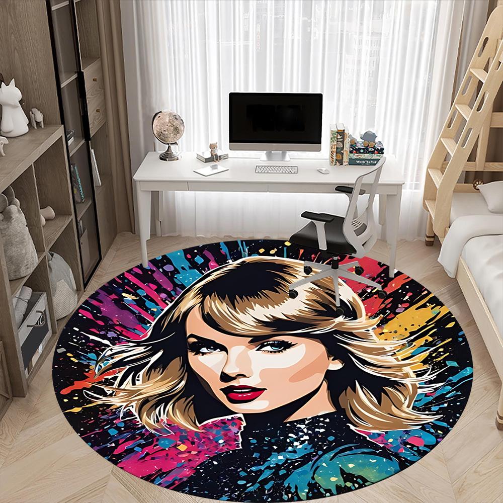 1 шт. Коврик для стула Taylor Swift для офиса, нескользящий, мягкий и прочный офисный коврик, идеально подходит для офиса yy251226018