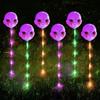 Xiaomi Halloween Pumpkin Ghost Cat Decoration 6PC/Set Solar Purple Orange Green LED Garden Lights Outdoor Waterproof Path Lawn Lighting
