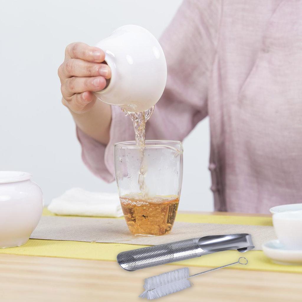 Практичный нержавеющая сталь чайный диффузор подвесной крючок ручка пищевой палочка трубка сито для рассыпного чая и кофе