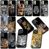 Чехол для телефона с рисунком дикого леопарда, льва, тигра для Apple iPhone 12 13 Mini XS 11 Pro Max 7 8 Plus + XR 8+ X SE 2020 SE3 Защитный чехол