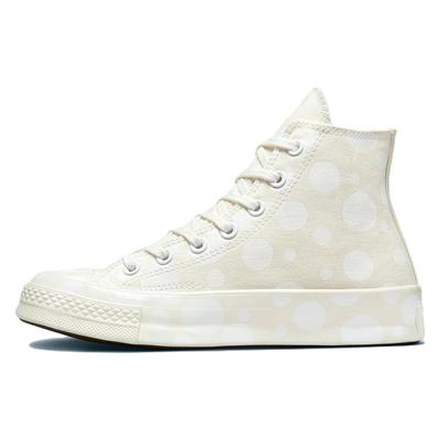 Женские кроссовки Chuck 70 High Polka Dots Cream Egret White A01183C