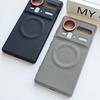 Для ZTE Nubia Z80 Z70 Z70S Ultra Кожаный чехол с ромбовидным узором Магнитное крепление Контрастные кнопки Рамка для камеры Защита от отпечатков пальцев