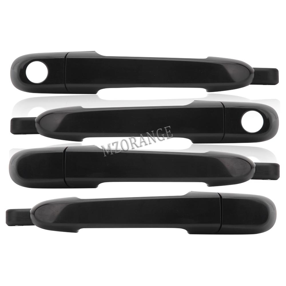 Передняя Задняя Наружная Дверная Ручка Черная Для hyundai Accent 2006 2007 2008 2009 2010 2011 Наружные Аксессуары Крышка Дверной Ручки
