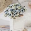 1 Bouquet Artificial Tea Bud Flower 18 Heads Non-withering Realistic No Watering
