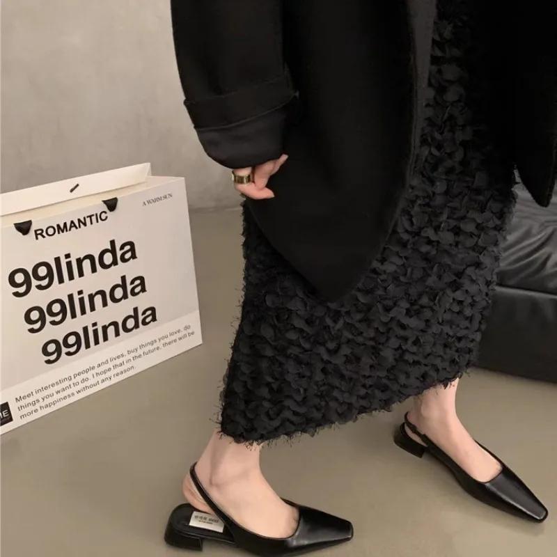 Дизайнерские летние брендовые женские босоножки с открытой пяткой, модные туфли с квадратным носком, элегантные женские босоножки De Mujer