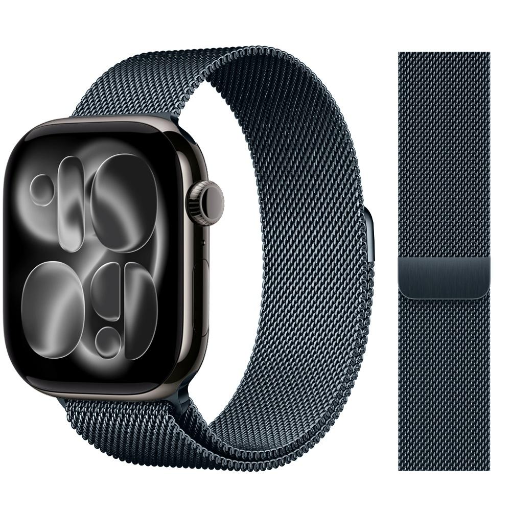 Миланская петля для ремешков Apple Watch 44 мм 46 мм 40 мм 45 мм 41 мм 42 мм браслеты iWatch серия 10 11 se 7 8 9 ultra 2 3