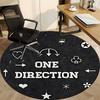 1 шт. Ковер-дорожка ONE DIRECTION для офиса, нескользящий, легкий, машинная стирка, для офиса, спальни, комнаты, праздничного декора