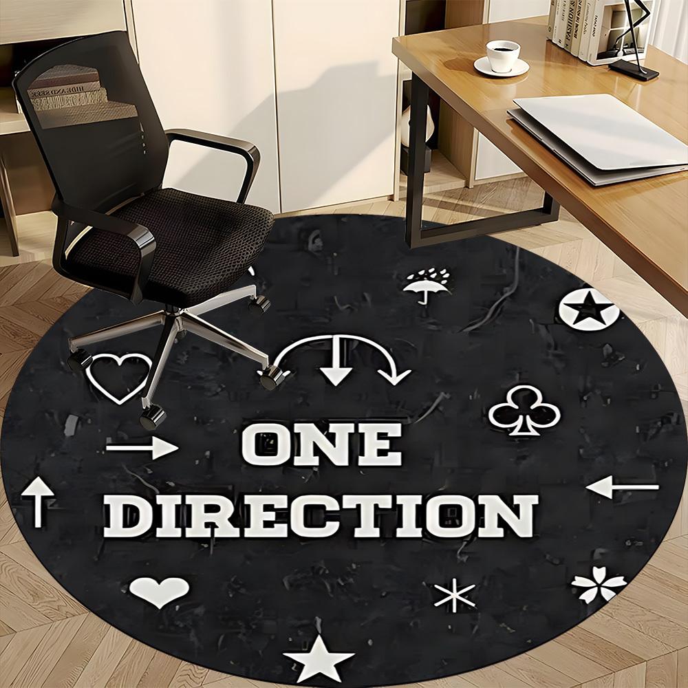 1 шт. Ковер-дорожка ONE DIRECTION для офиса, нескользящий, легкий, машинная стирка, для офиса, спальни, комнаты, праздничного декора