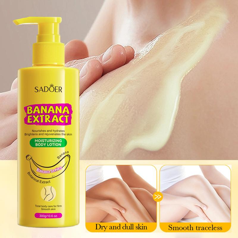 Банановый питательный и омолаживающий лосьон для тела Увлажняющий лосьон для тела на осень и зиму