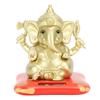 Car Solar Bobble Head Toy Exquisite Environmentally Friendly Elephant Swinging Dancing Toy Gold