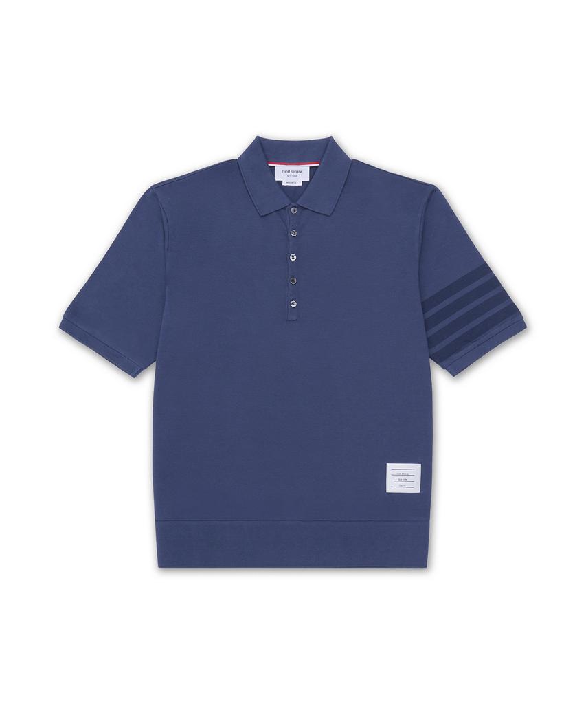 Tombeulaun Garment Overdye Jersey 4-Bar Short Sleeve Polo Shirt - Navy / Mjp236Aj0253415