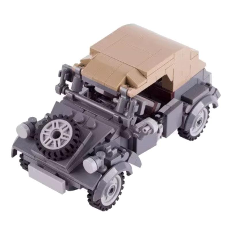 Военный США Франция Великобритания Бронированная машина MOC Конструктор Фигурка солдата Танк Орудийная тележка Пушка Медицинский грузовик Транспортная игрушка K33