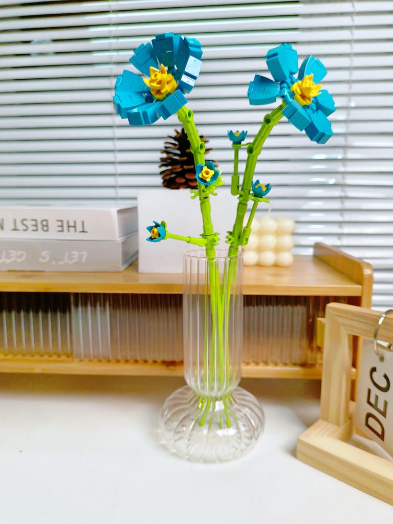 Букет из вечной розы и подсолнуха, конструктор, мини-кирпичики DIY для взрослых, невянущий подарок на День святого Валентина, годовщину, декор для дома