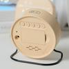 Round/Square Digital LED Clock Plastic Bedside Wake-up Clock Creative LED Electronic Watch  Student