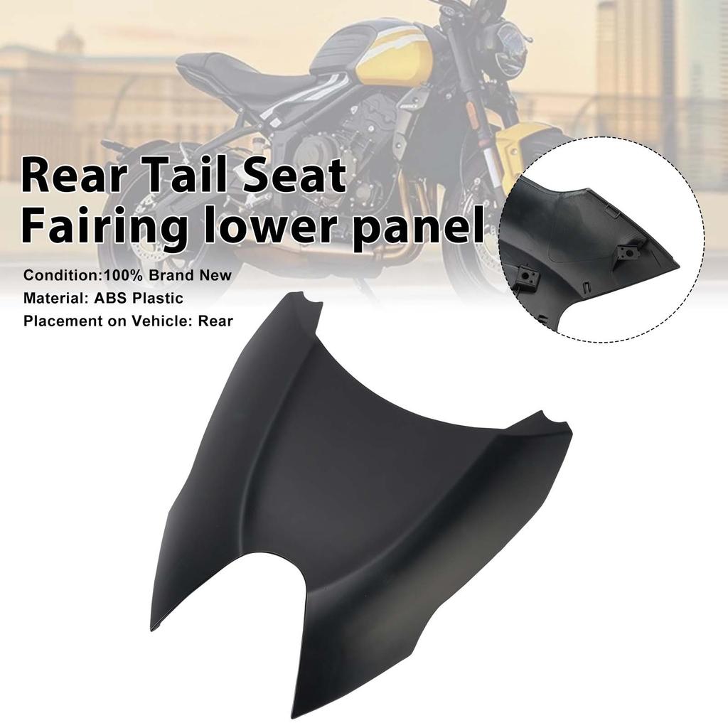 Rear Tail Seat Fairing lower panel For Trident 660 2022-2025 Matte Black