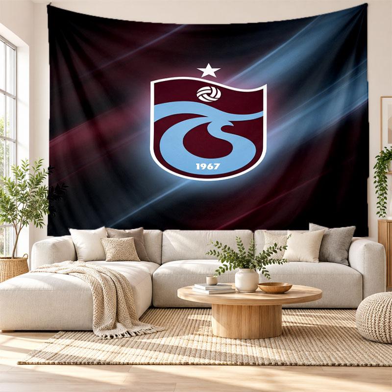 Trabzonspor FC Wall Tapestry, Soft Fabric Wall Hanging, Decorative Backdrop For Bedroom Home Wall Art