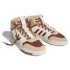 adidas Оригинальные Drop Step XL Удобные Универсальные Нескользящие Износостойкие Высокие Кеды для Скейтбординга Женские Кроссовки Коричневые Белые IF2686