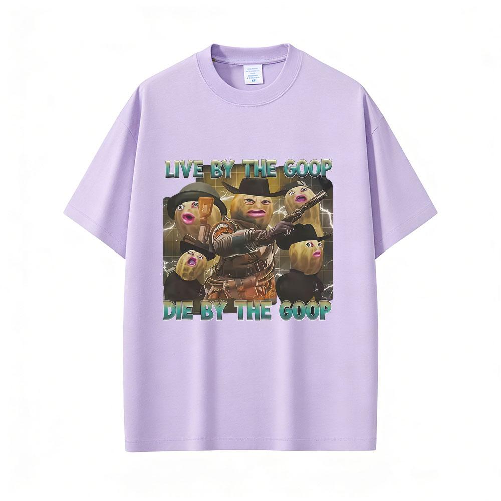 The Burnt Peanut Goop Goop Goop Funny Meme Tshirt Unisex Women Casual Humor T Shirts Unisexs Cotton Oversized Short Sleeve Tshirts