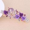 Rose Rhinestone Hairpin - Korean Style Hair Accessory for Women