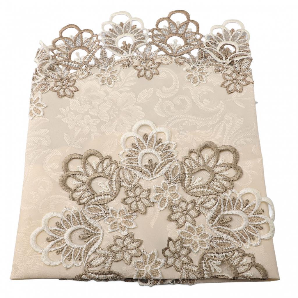 Чехол на обеденный стол Скатерть Пылезащитный Дом Фестиваль Кружево Круглый