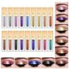 Make Up Liquid Eyeshadow Waterproof Glitter Pigments Purple Gold Metalic Women Beauty Gel Eye Shadow Cream 18 Colors Makeup Shimmer Shadow