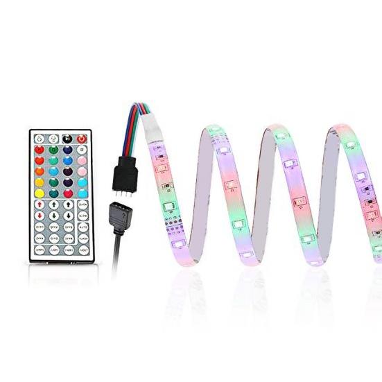 Меняющая цвет 300 светодиодных лент, 44-клавишный контроллер освещения, удаленный бар, декор для вечеринки