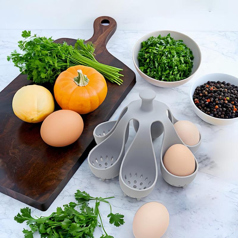 Оптовая продажа вареных яиц с силиконовыми кухонными инструментами. Удобные в использовании домашние пароварки. Креативные лотки для яиц. Простые кухонные инструменты.