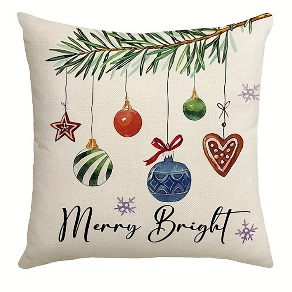 Рождественские наволочки: Щелкунчик, фа ла ла и Веселые узоры Наволочка для диванной подушки, украшение дома, новогодний подарок
