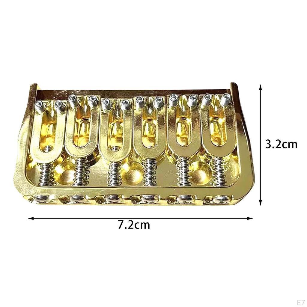 Alloy Guitar Fixed Hardtail Bridge,Guitar Tailpiece Replacement,Electric Bridge