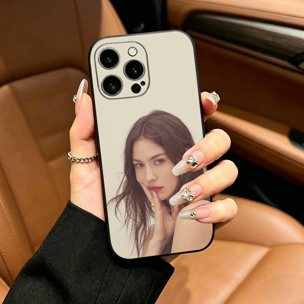 Чехол для телефона поп-певицы Грейси Э. Абрамс Для iPhone 17,16,15,14,13,12,11 Pro Max,16/15/14Plus,XS Мягкий Черный Чехол