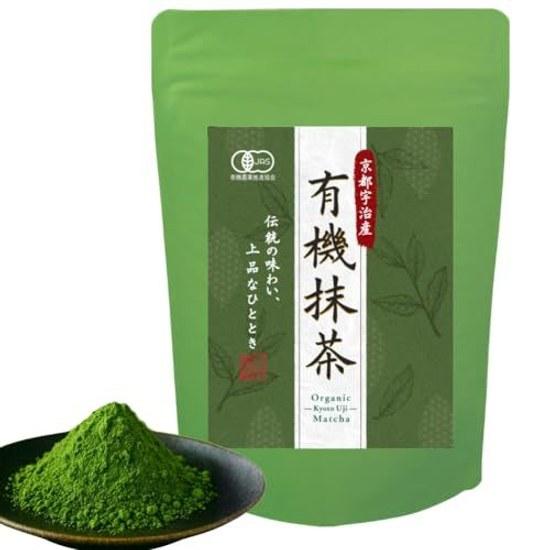 Kyoto Uji Organic Matcha Powder 60g Made 100 First-Grade Tea Authentic Practice Recipe Supervised Registered Dietitian QR Code Latte Ice Grutto