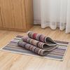 Floor Carpet Dirt-resistant Wide Application Colorful Convenient Bathroom Striped Door Carpet Hotel Accessories