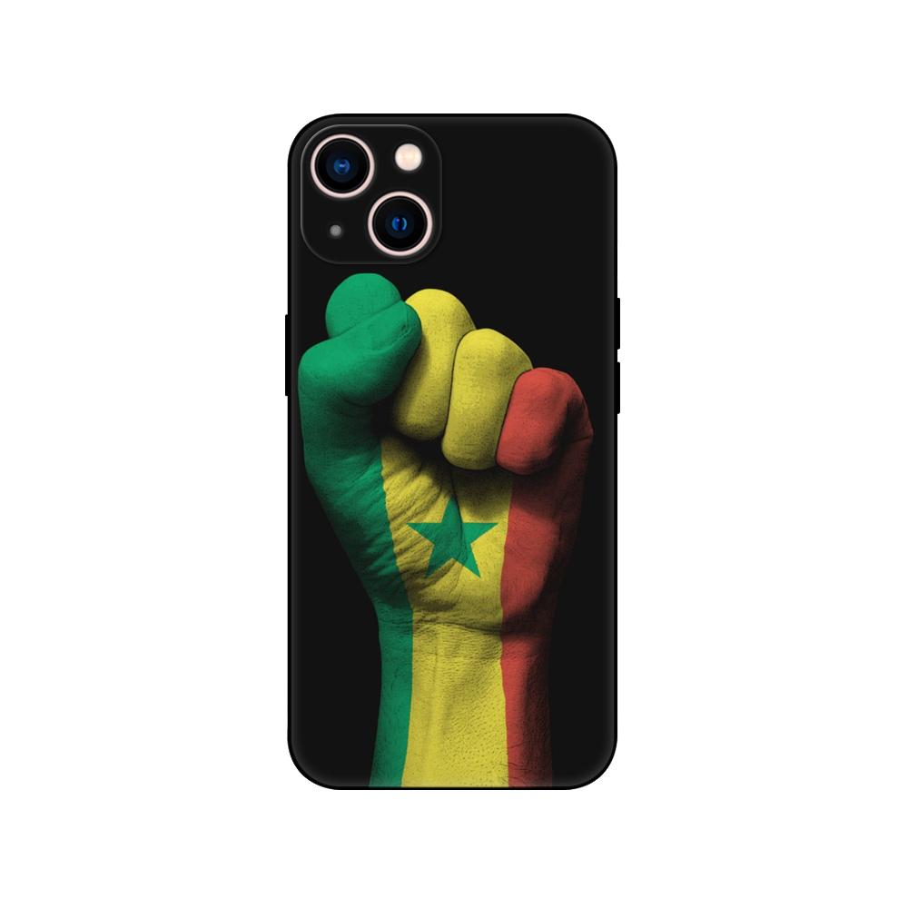 Black Tpu Case For Samsung Galaxy M53 M13 M62 A12 A22 A32 A42 A52 A72 4g 5g A20S Back Cover Senegal Flag